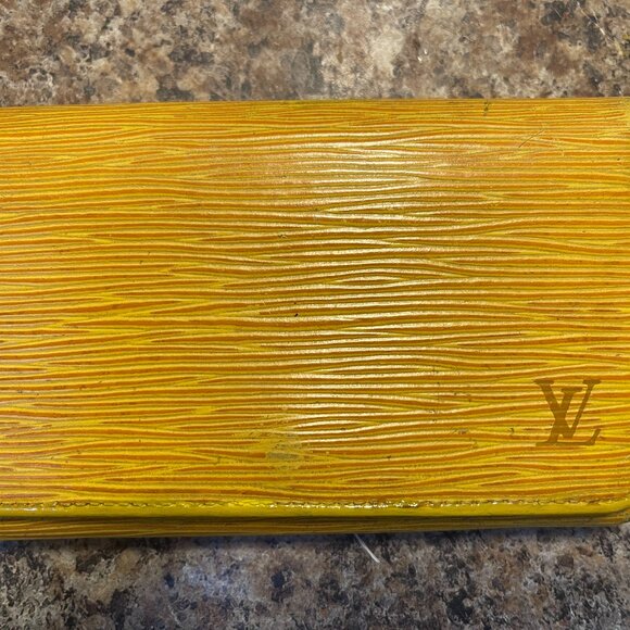 Louis Vuitton Epi Porte Monnaie Billets Tresor Leather Bifold Wallet - Picture 1 of 14